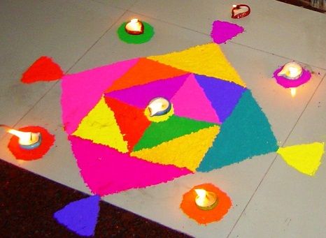 În formă geometrică-Rangoli-design-pentru-kids11