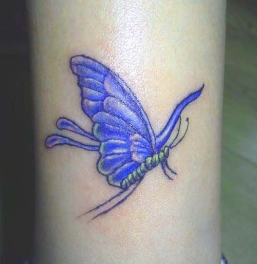 Cartoon Butterfly Tattoos