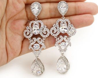 bridal-platinum-earrings