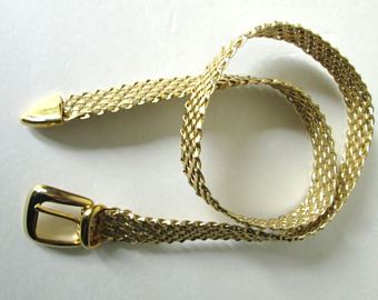 Woven Gold Belt design for Men