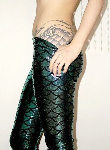 Skalė Mermaid Tattoo