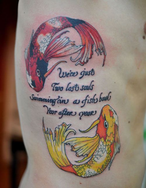 Quote Fish Tattoo