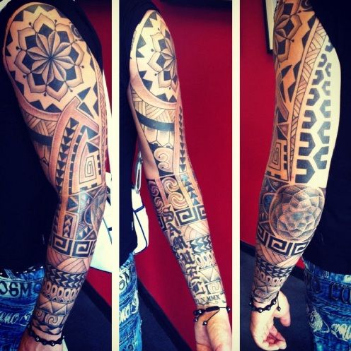 Deplin Arm Geometric Tattoo