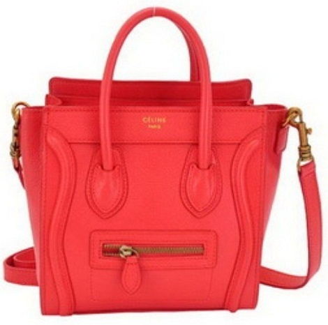 Mic Red Tote Style Handbags