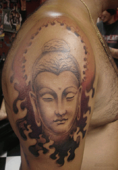 Traditional Buddha Tattoo