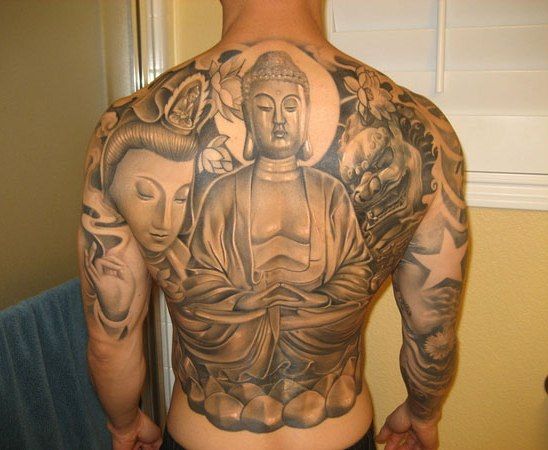 Full Body Buddha Tattoos