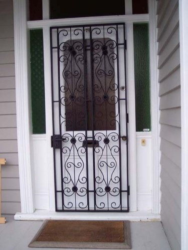  Door With Safety Iron Gate