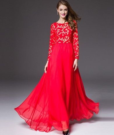 15 Stylish and Beautiful Red Frocks with Images | Styles At Life