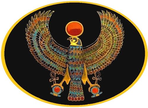 Un Egyptian eagle tattoo