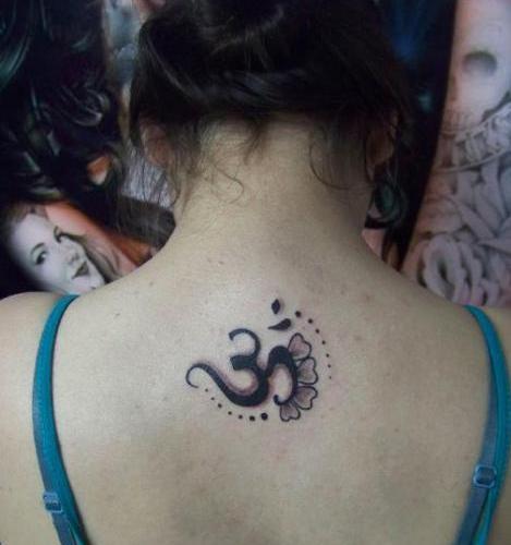 Indian religious tattoo
