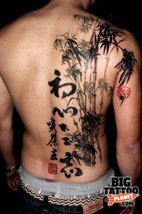 The Japanese kanji tattoo