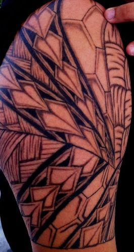 Lándzsa Head Maori Tattoo1