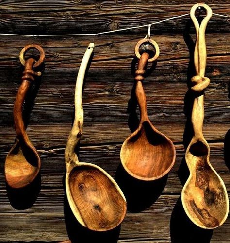 Mediniai Spoons Home Decorative Craft
