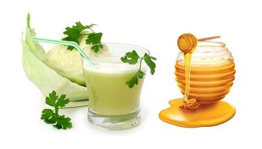Honey and Cabbage juices