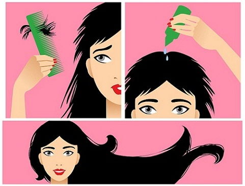 plaukų kritimas-gydymas-už moterų namuose