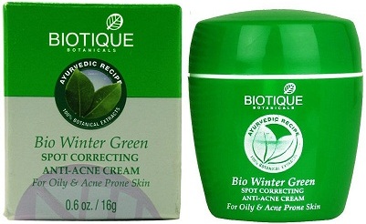 krémek for Pimples - Biotique Wintergreen Oil Of Winter Green Cream