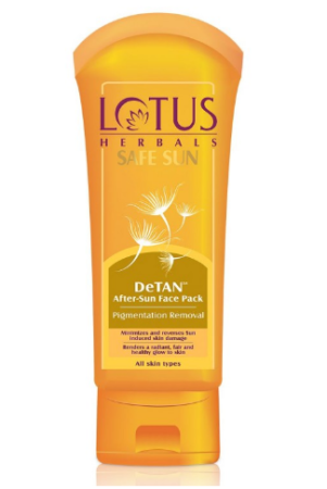 Lotus Herbals Tan Removal Pack DeTan For Face