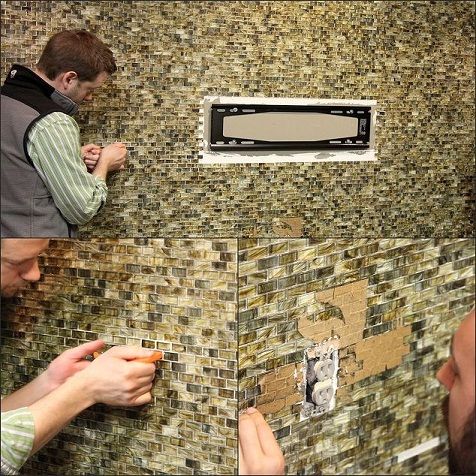 Tinkintas wall mosaic tiles design