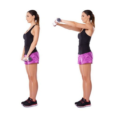 Exercise To Reduce Breast Size - Anterior Front Raises