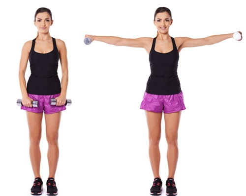 Exercise To Reduce Breast Size - Side Raises