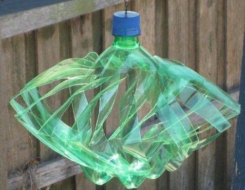 Plastic Bottle Wind Spinner