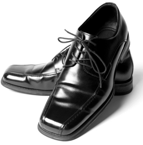 The glossy men shoes
