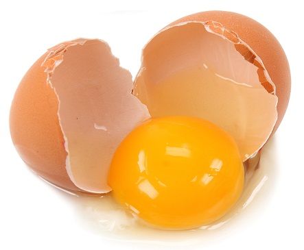 Egg yolk for oily skin