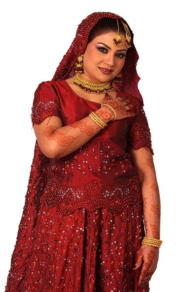 indian Bridal Hairstyles - Double Maangtika