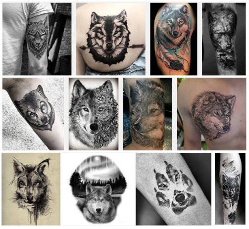 wolf tattoo designs