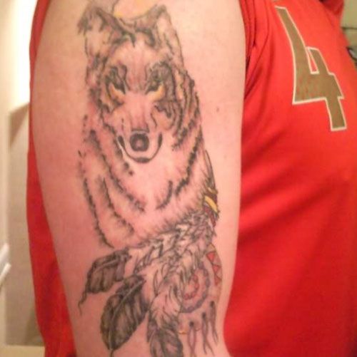 Arm Wolf Tattoo