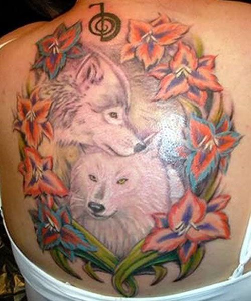 Wolf on your back tattoo