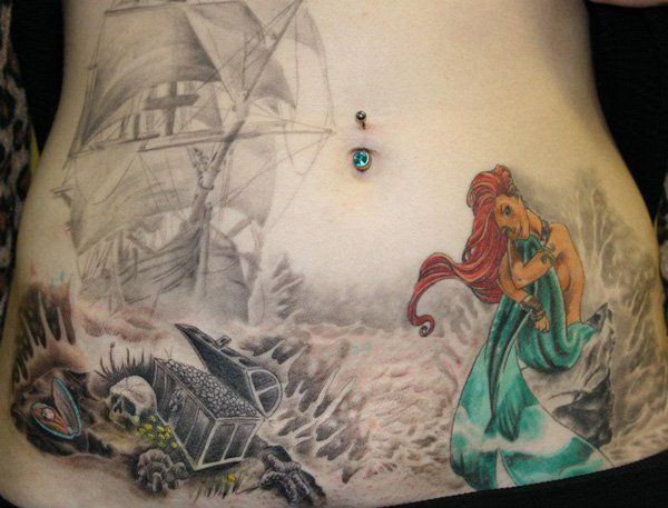 20 Lovely Mermaid Tattoos