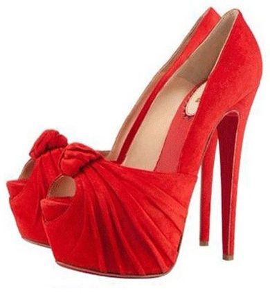 Bottom red high heels