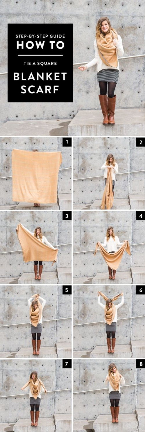 20 Stílus Tippek arra, hogyan kell viselni egy takaró sálat