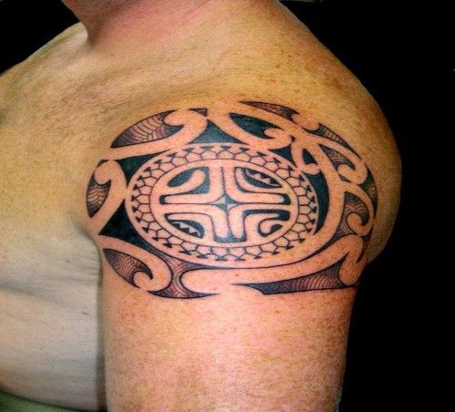 Circular Samoan Tattoos