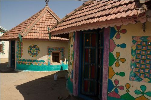 Kutcha houses