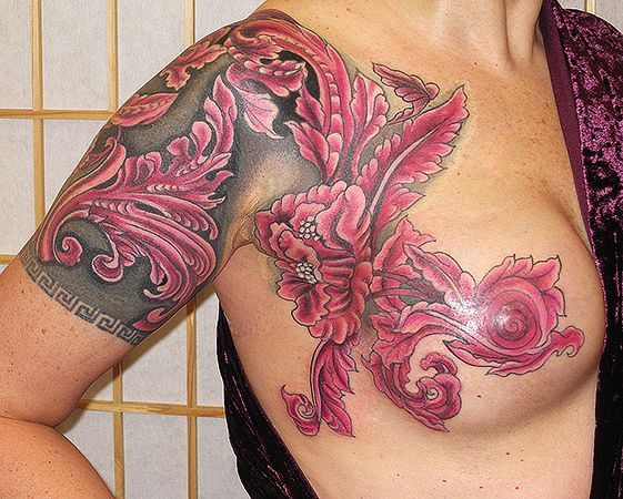 21 Inspirational And Beautiful Breast Cancer Tattoos