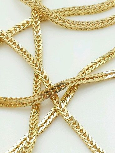 Gold wheat chain