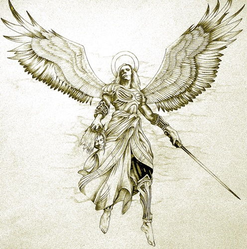 Războinic angel Tattoo