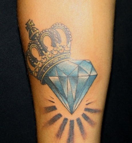 Diamant with a crown
