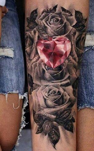 rózsa-gyémánt-tattoo-design17