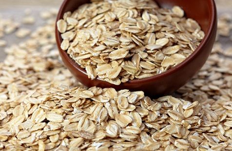 listă of fiber foods - oatmeal