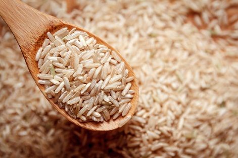 visoko fiber content foods - brown rice