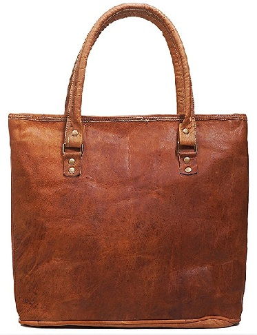 Brown Genuine Leather Shoulder Handmade Bag -10