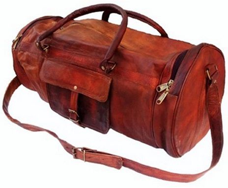 Vintage Duffle Gym Travel Luggage Bag -2