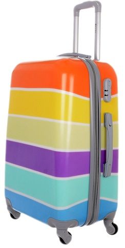 Multicolour Trolley Bag for Girls -14