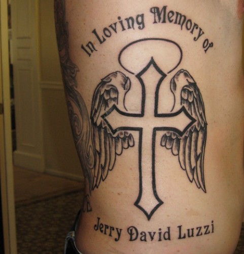 In someone s memory tattoos with name