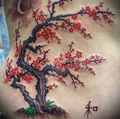 Japonci Tree Tattoo