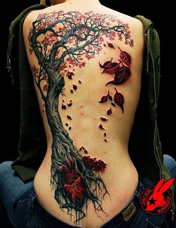 3-d Tree tattoo