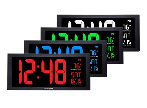 25 različnih vrst digitalnih ure, ki je videti preprosto in lepo
